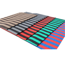 2019 Stripe Double Color Plastic Floor Mat Pvc Roll Mat